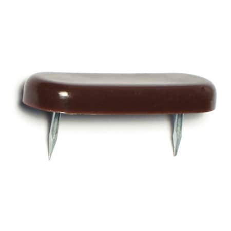 Midwest Fastener 5/8" x 2" Plastic Flat Oval Head Tack Glides 8PK 76607